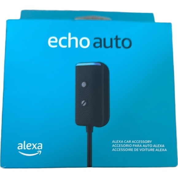 Echo Auto Alexa Device in Black - Picture 1 of 2